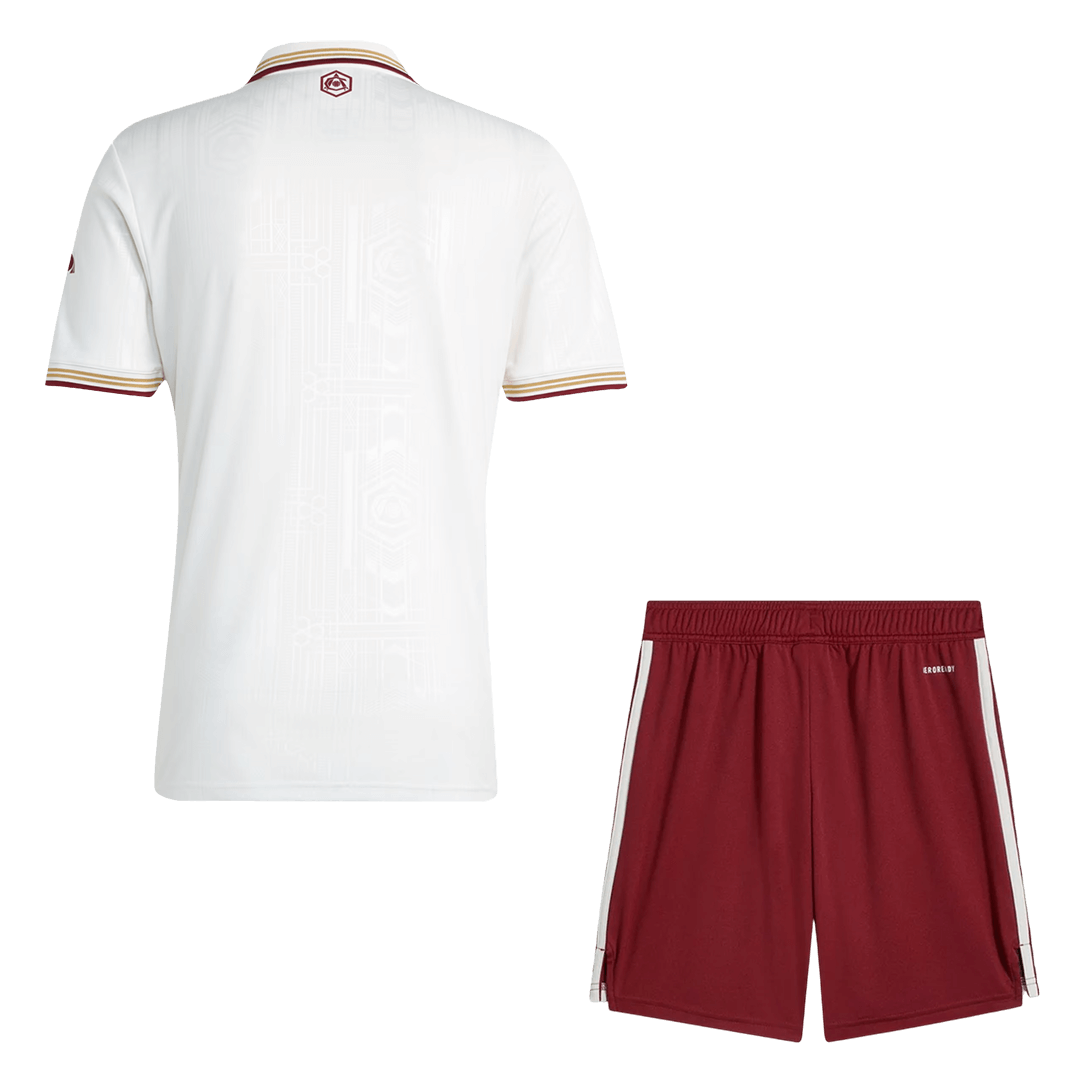 Arsenal Third Soccer Jersey Kit(Jersey+Shorts) 25/26 White