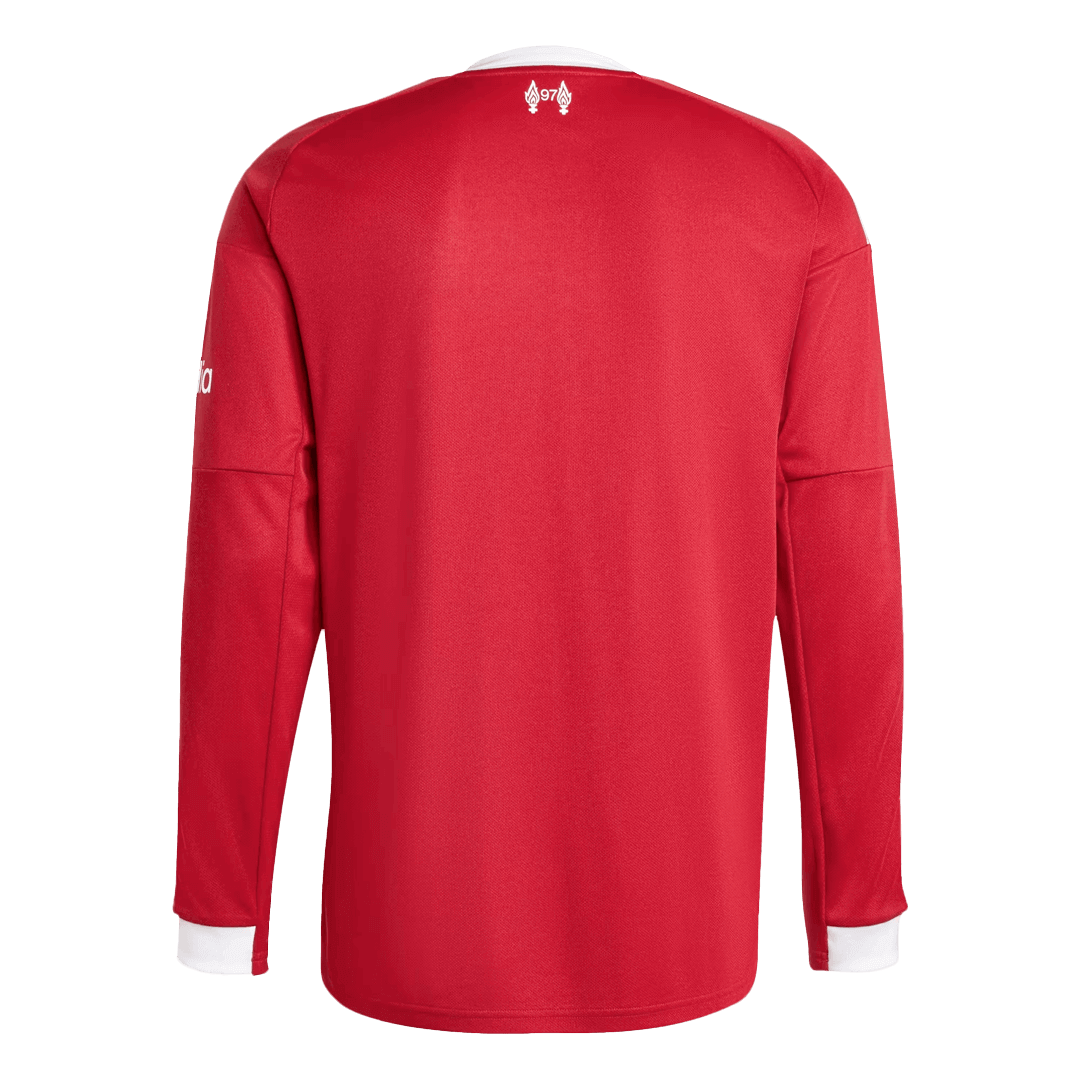 Liverpool Home Long Sleeve Soccer Jersey 25/26 Red