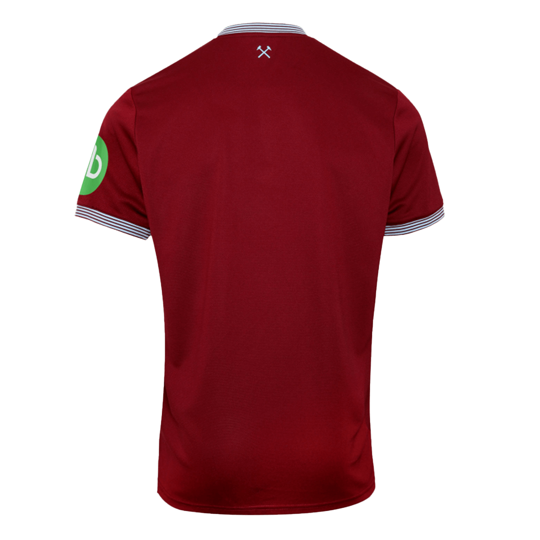 West Ham United Home Soccer Jersey 2025/26 Red