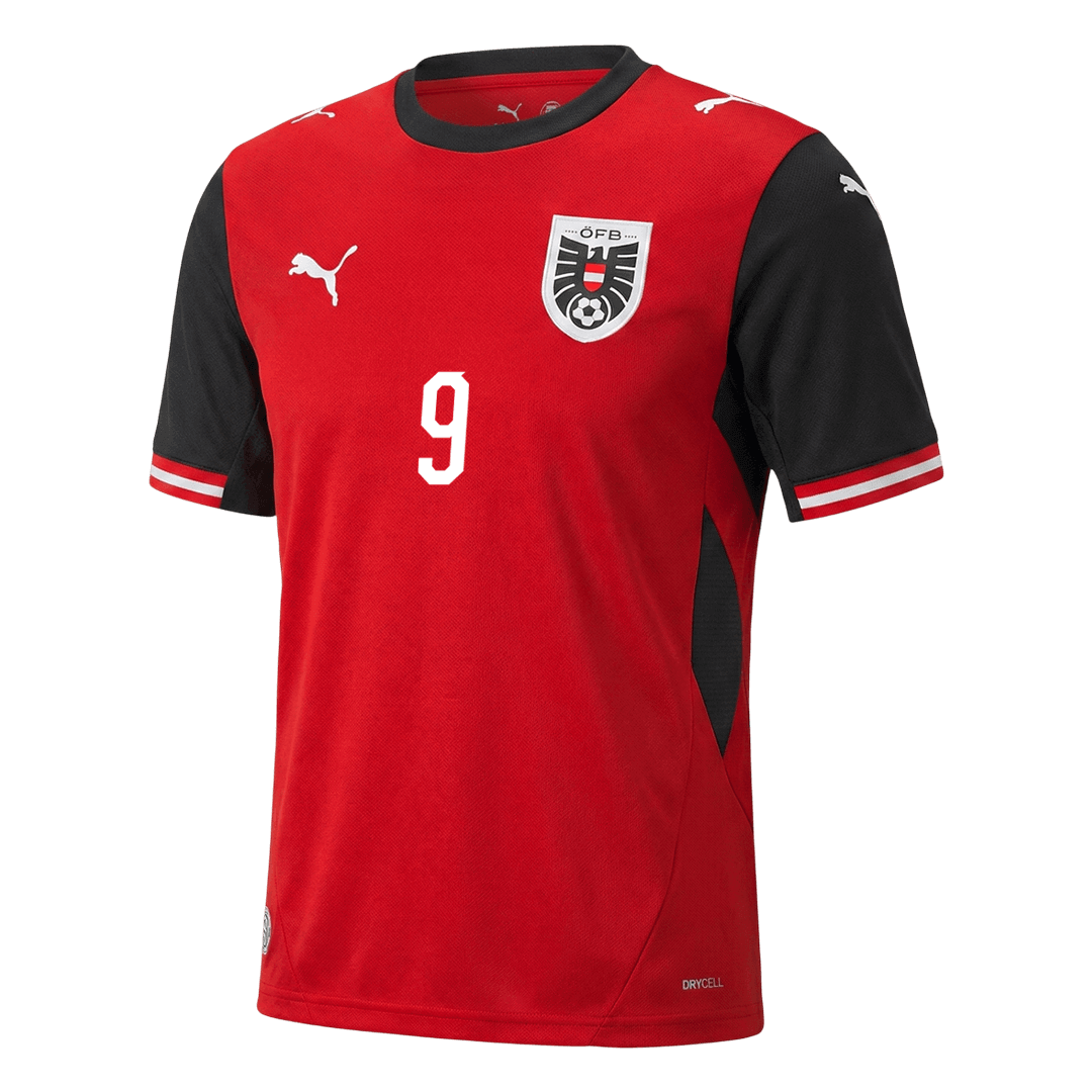 SABITZER#9 Austria Home Soccer Jersey World Cup 2026 Red