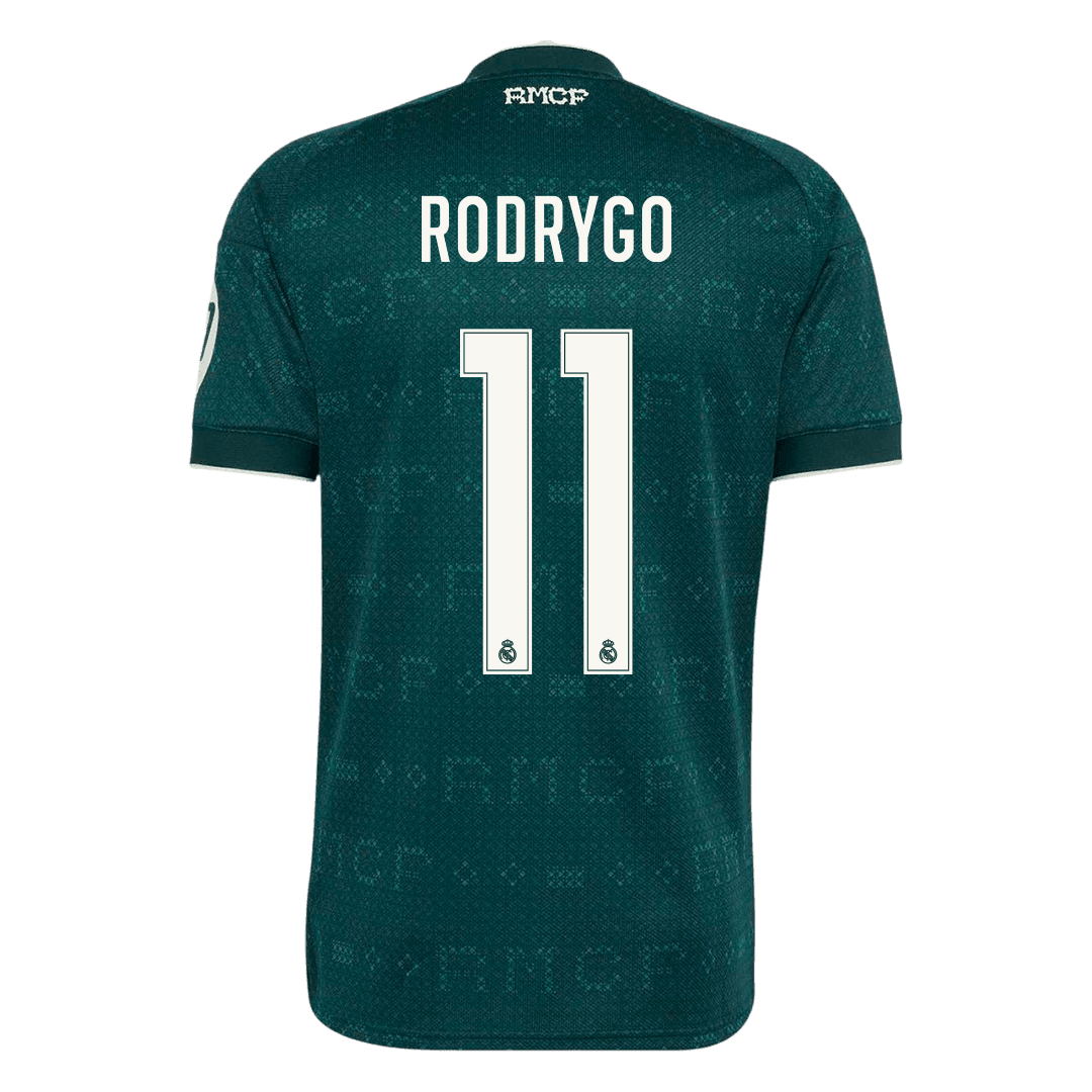RODRYGO #11 Real Madrid Away Soccer Jersey 2026/27 Green