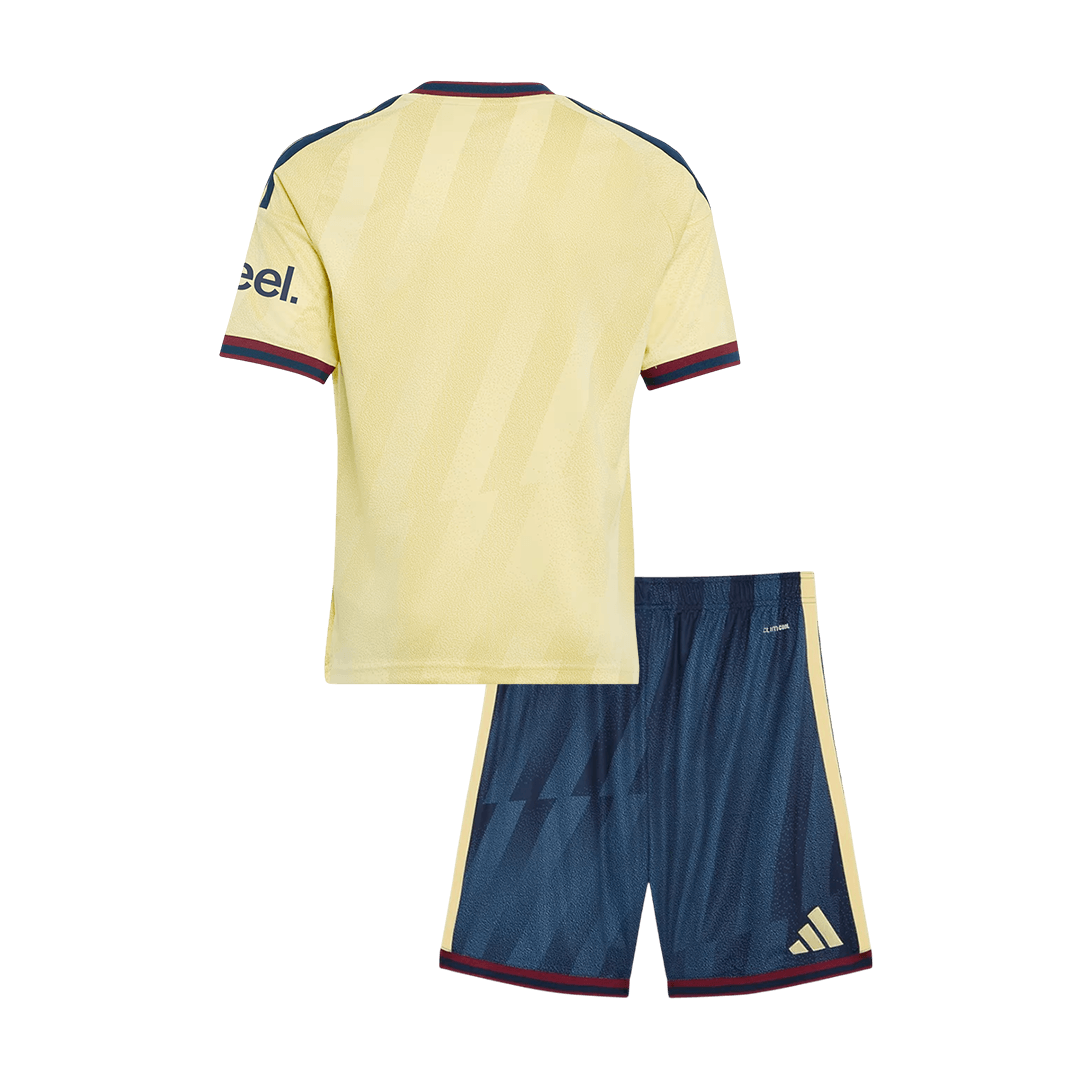 Kids Arsenal Third Soccer Jersey Kit (Jersey+Shorts) 2026/27 Yellow