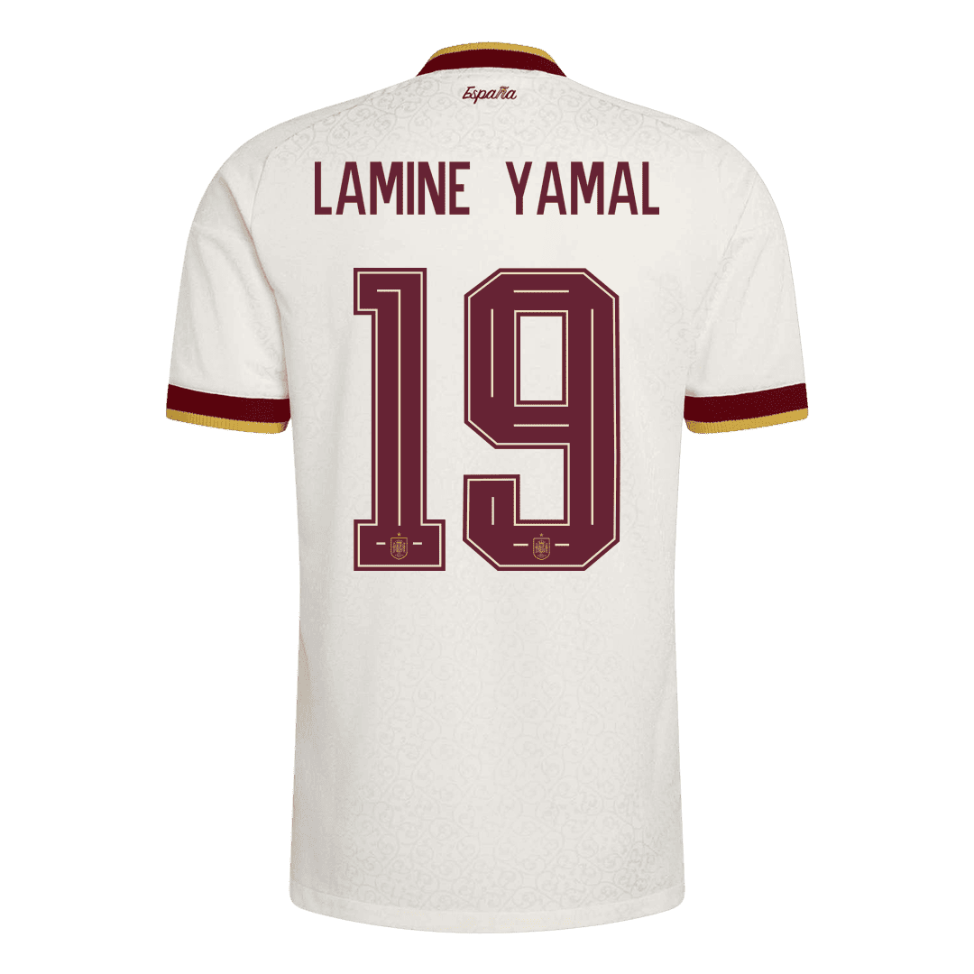 Authentic LAMINE YAMAL #19 Spain Away Soccer Jersey 2026