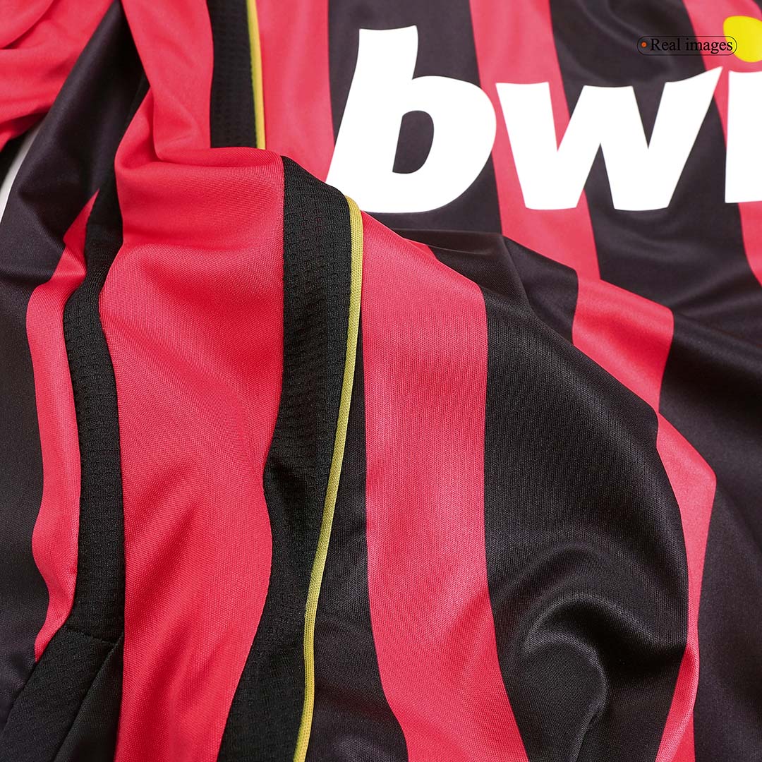 Retro 2006/07 AC Milan Home Long Sleeve Soccer Jersey