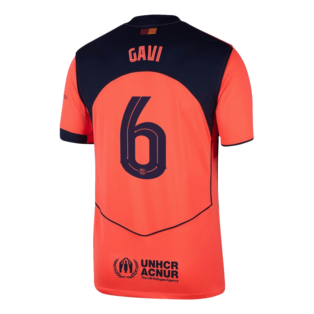 GAVI #6 Barcelona Third Away Soccer Jersey 2025/26—UCL