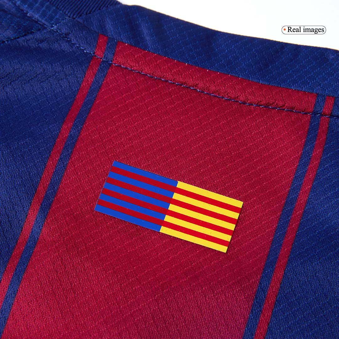 Kid's Barcelona Home Soccer Jersey Kit(Jersey+Shorts+Socks) 2025/26 Red&Blue