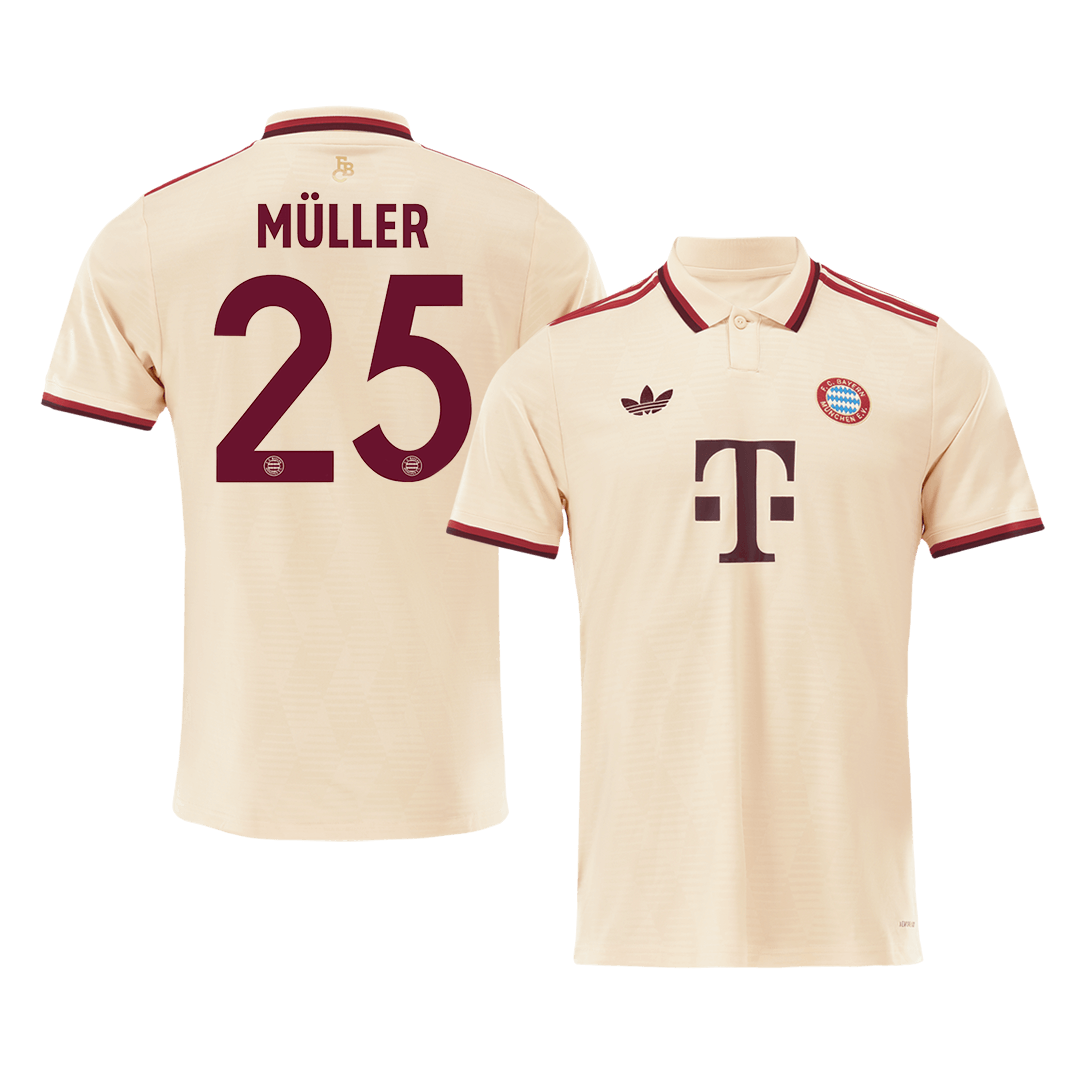 MÜLLER #25 Bayern Munich Third Away Soccer Jersey 2024/25