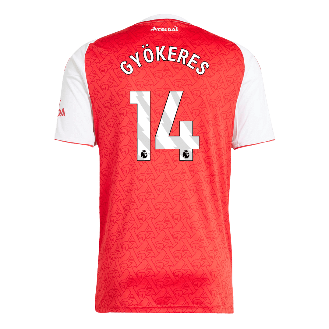 GYÖKERES #14 Arsenal Home Soccer Jersey 2025/26 Red