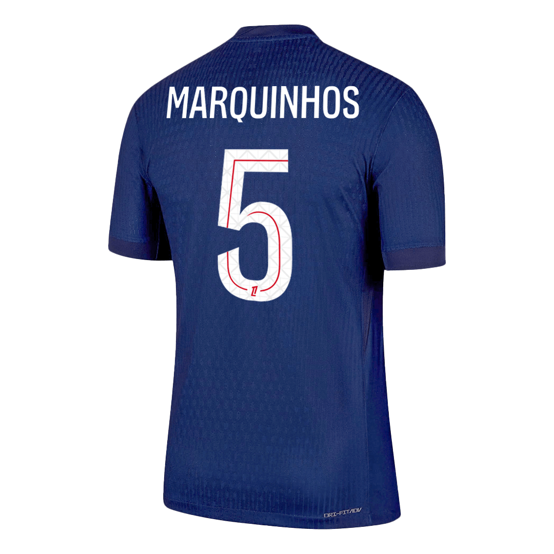 Authentic MARQUINHOS #5 PSG Home Soccer Jersey 2025/26 Navy