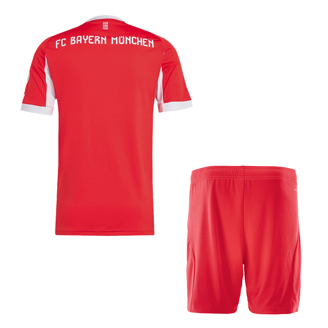Bayern Munich Home Soccer Jersey Kit(Jersey+Shorts) 2025/26 Red