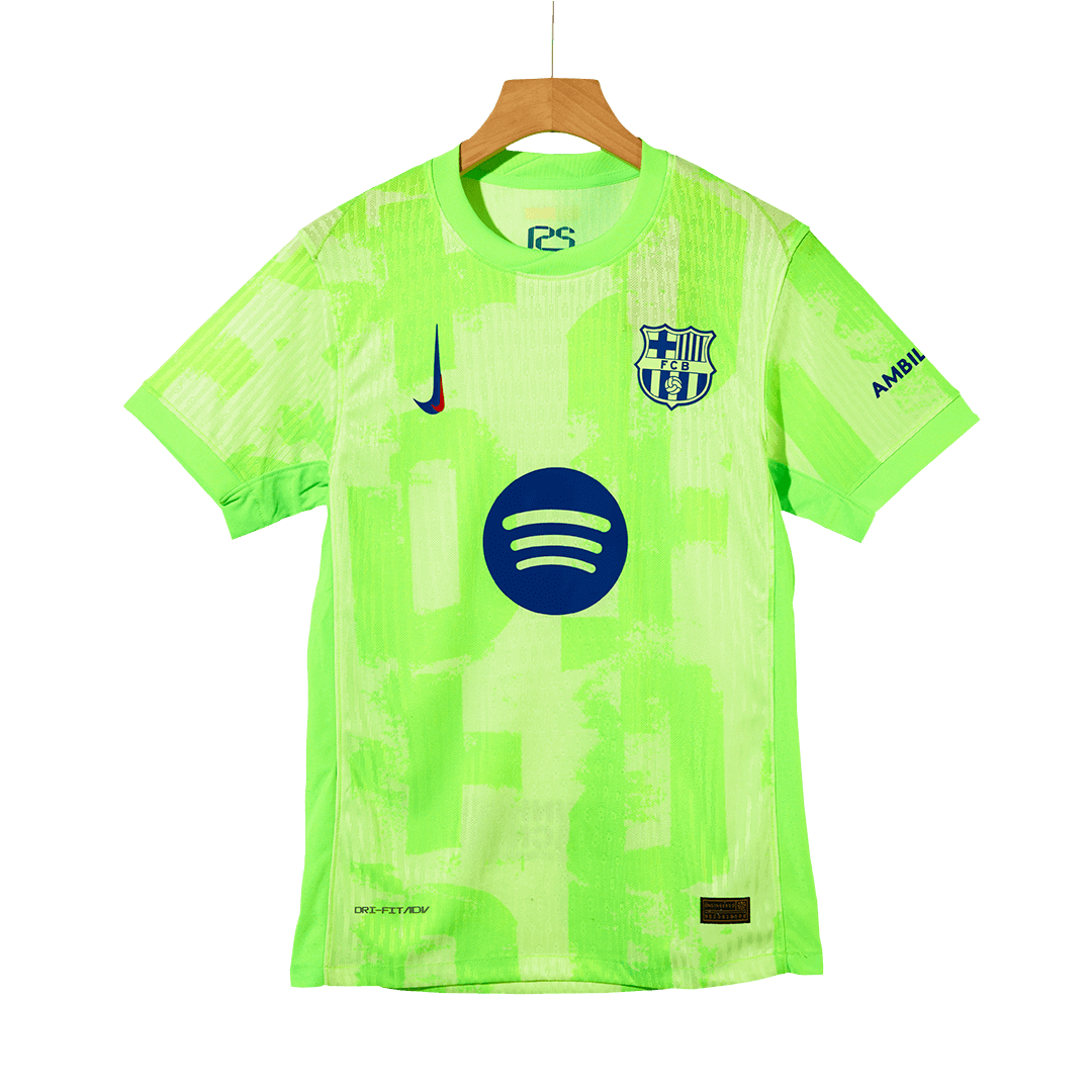Authentic Barcelona Third Away Soccer Jersey 2024/25 - UCL£¨Spotify Logo Without Text£©