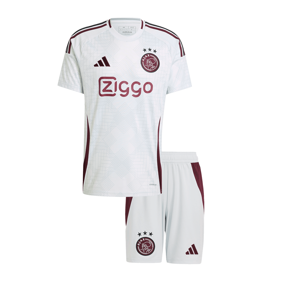 Kid's Ajax Third Away Soccer Jersey Kit(Jersey+Shorts) 2024/25