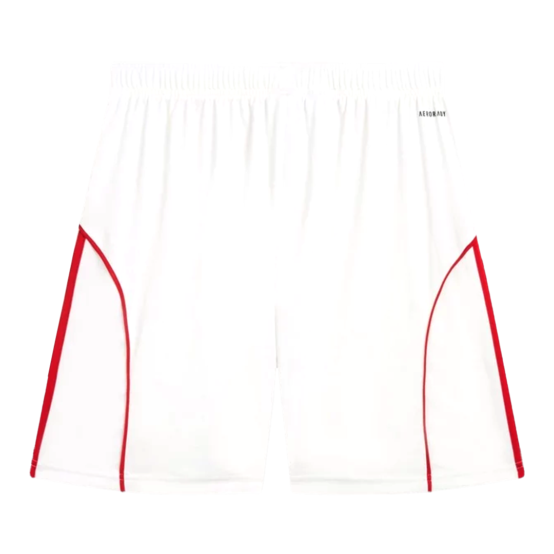 Arsenal Home Soccer Shorts 25/26 White