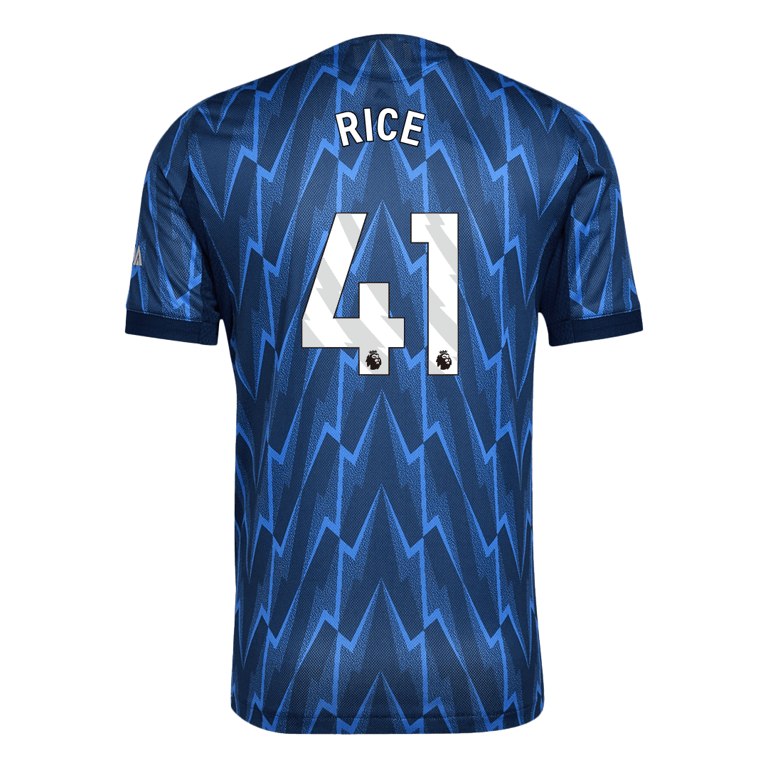 RICE #41 Authentic Arsenal Away Soccer Jersey 2025/26 Blue