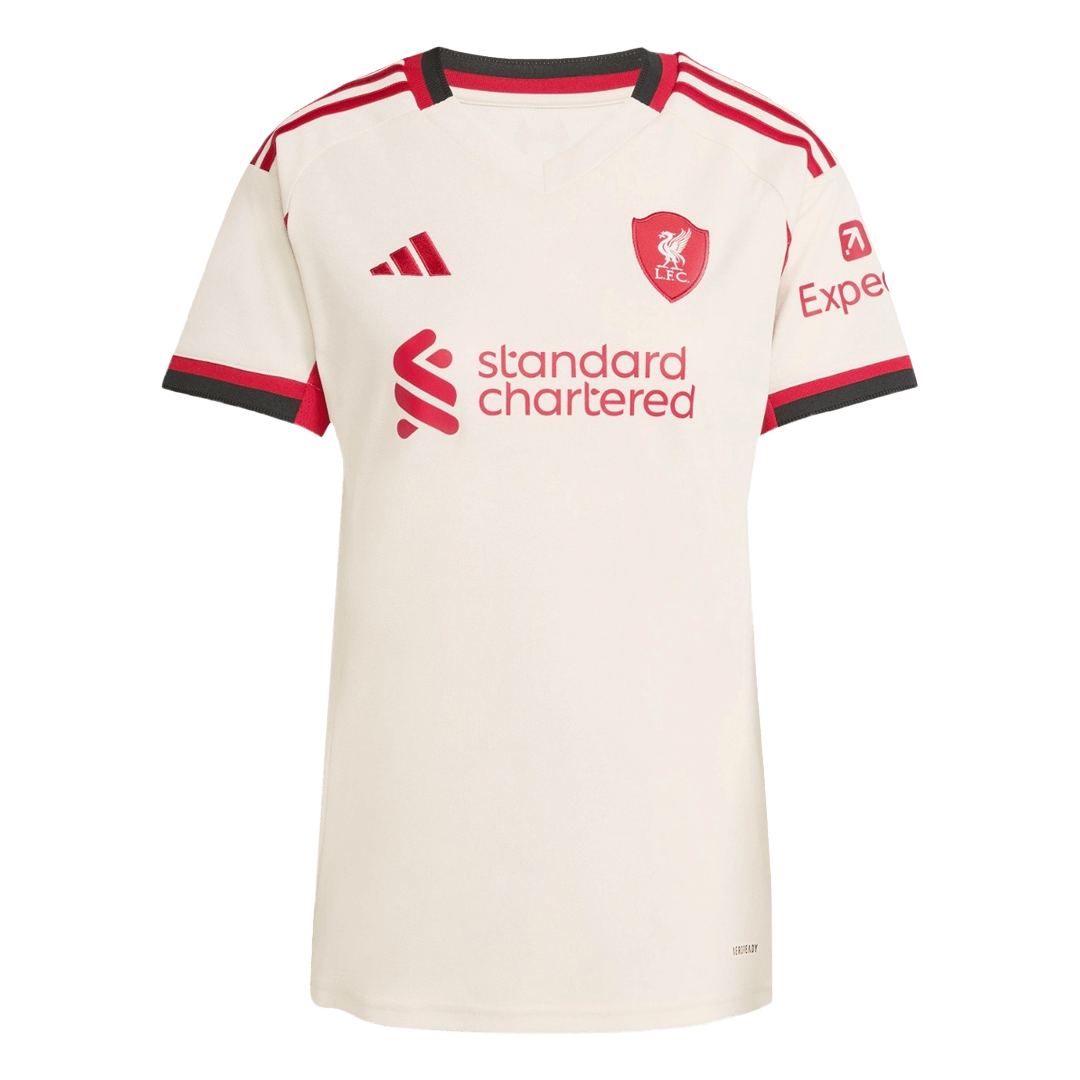 Women's Liverpool Away Soccer Jersey 25/26 White