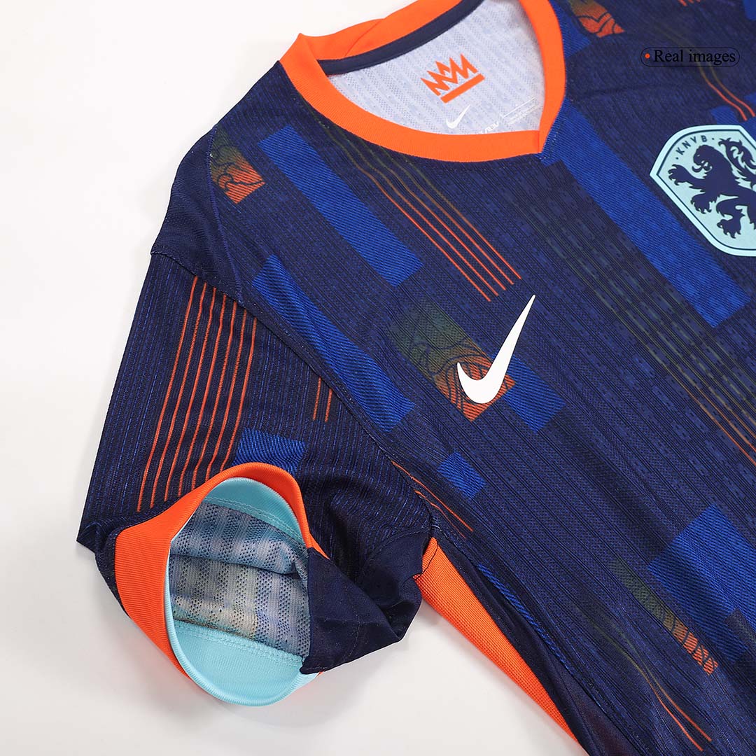 Authentic Netherlands Away Soccer Jersey Euro 2024