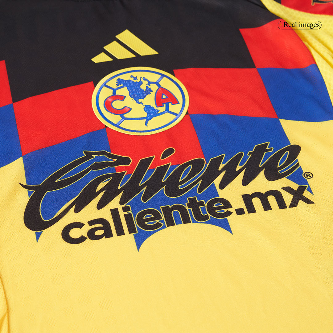 Authentic Club America Home Soccer Jersey 2025/26 Yellow