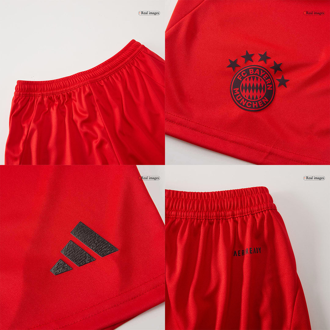 Kid's Bayern Munich Home Soccer Jersey Kit(Jersey+Shorts) 2024/25 Red
