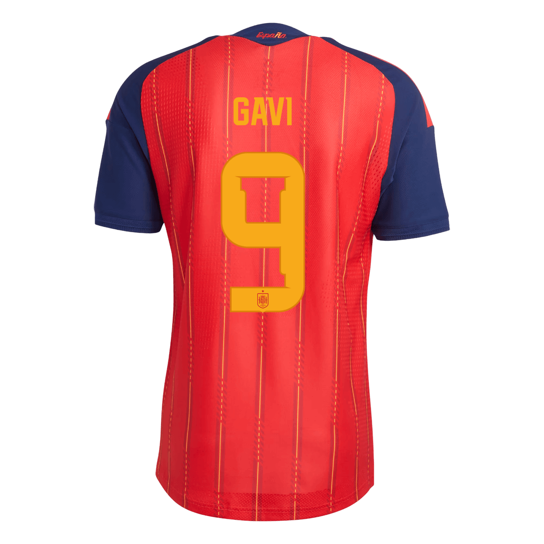 Authentic GAVI #9 Spain Home Soccer Jersey 2026