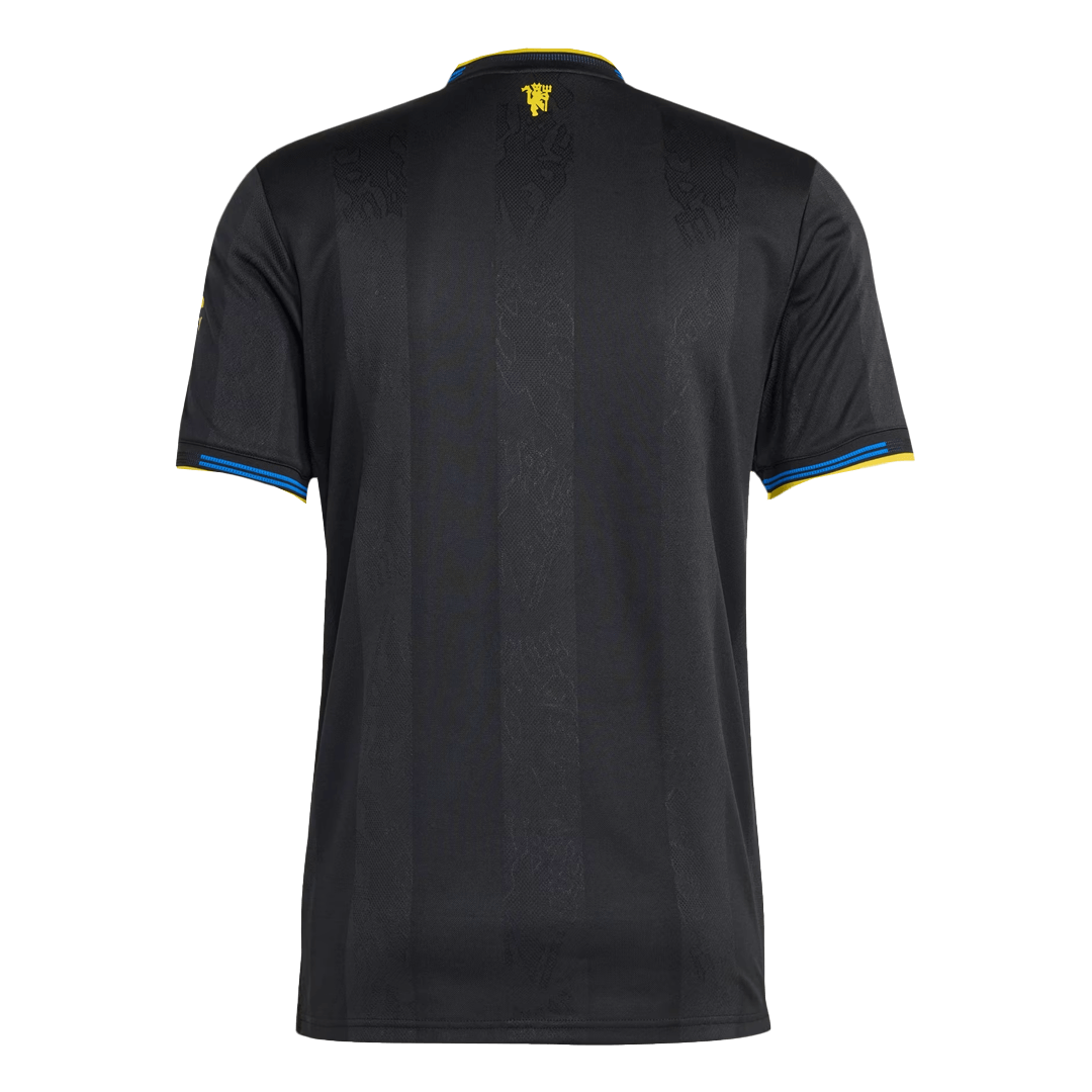 Authentic Manchester United Third Away Soccer Jersey 2025/26 Black