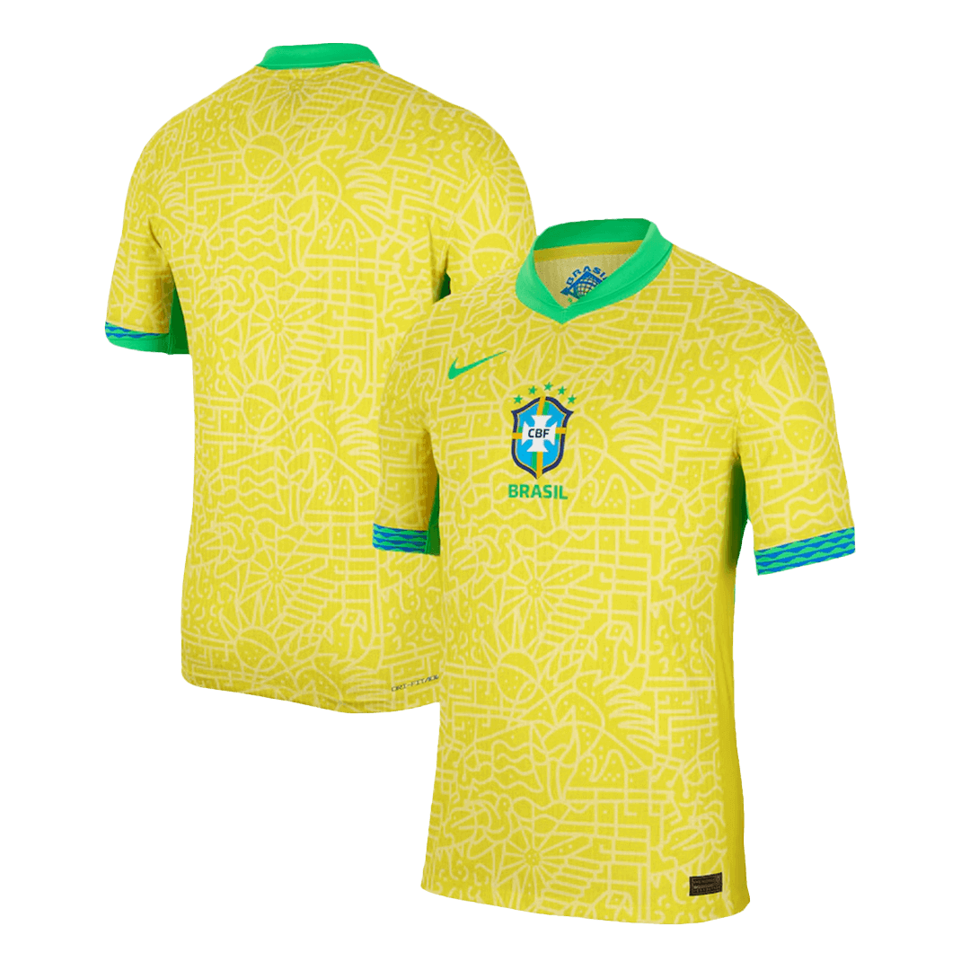 Authentic Brazil Home Soccer Jersey Copa America 2024