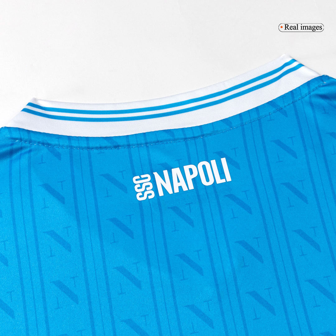 DE BRUYNE #11 Napoli Home Soccer Jersey 2025/26 Blue