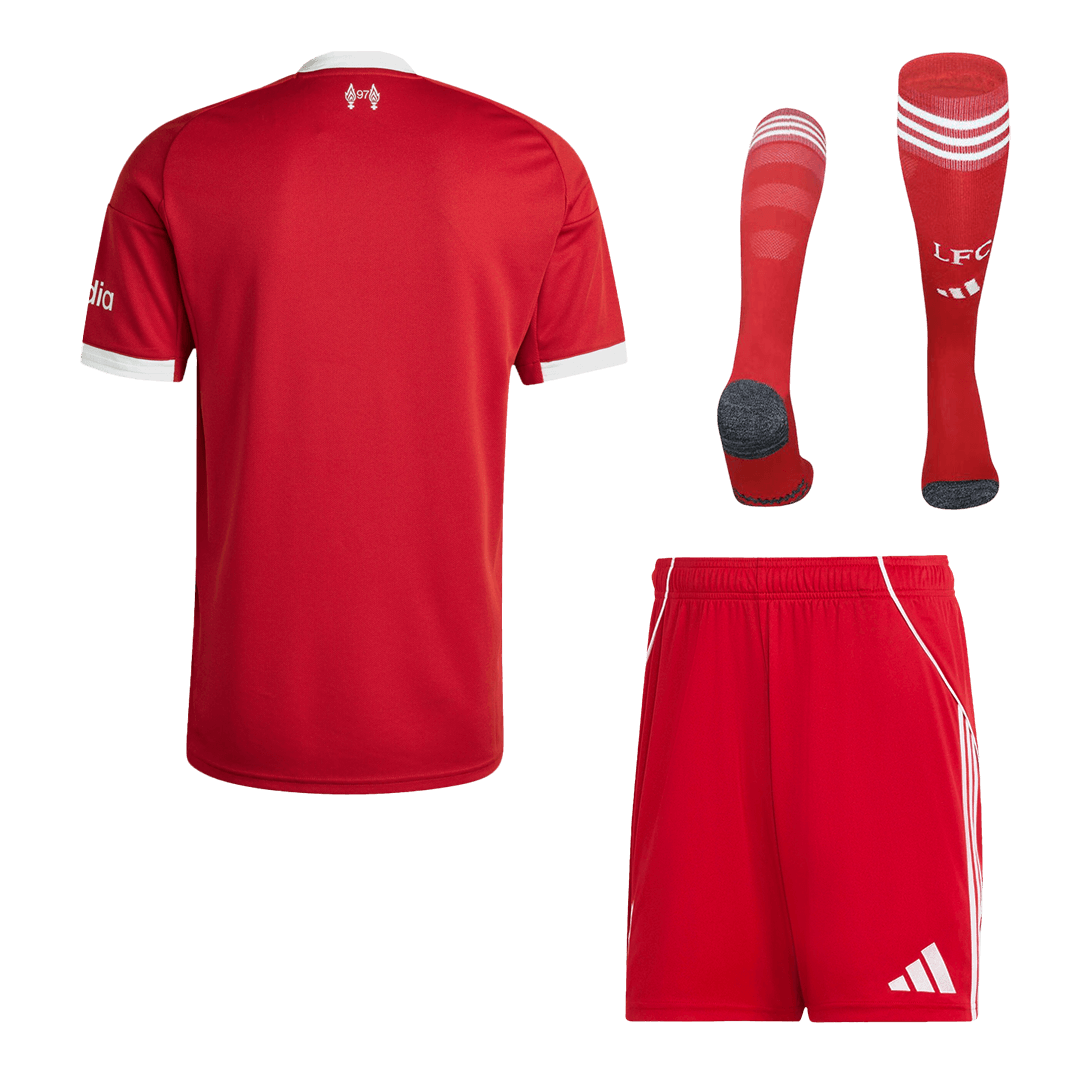 Liverpool Home Soccer Jersey Kit(Jersey+Shorts+Socks) 2025/26