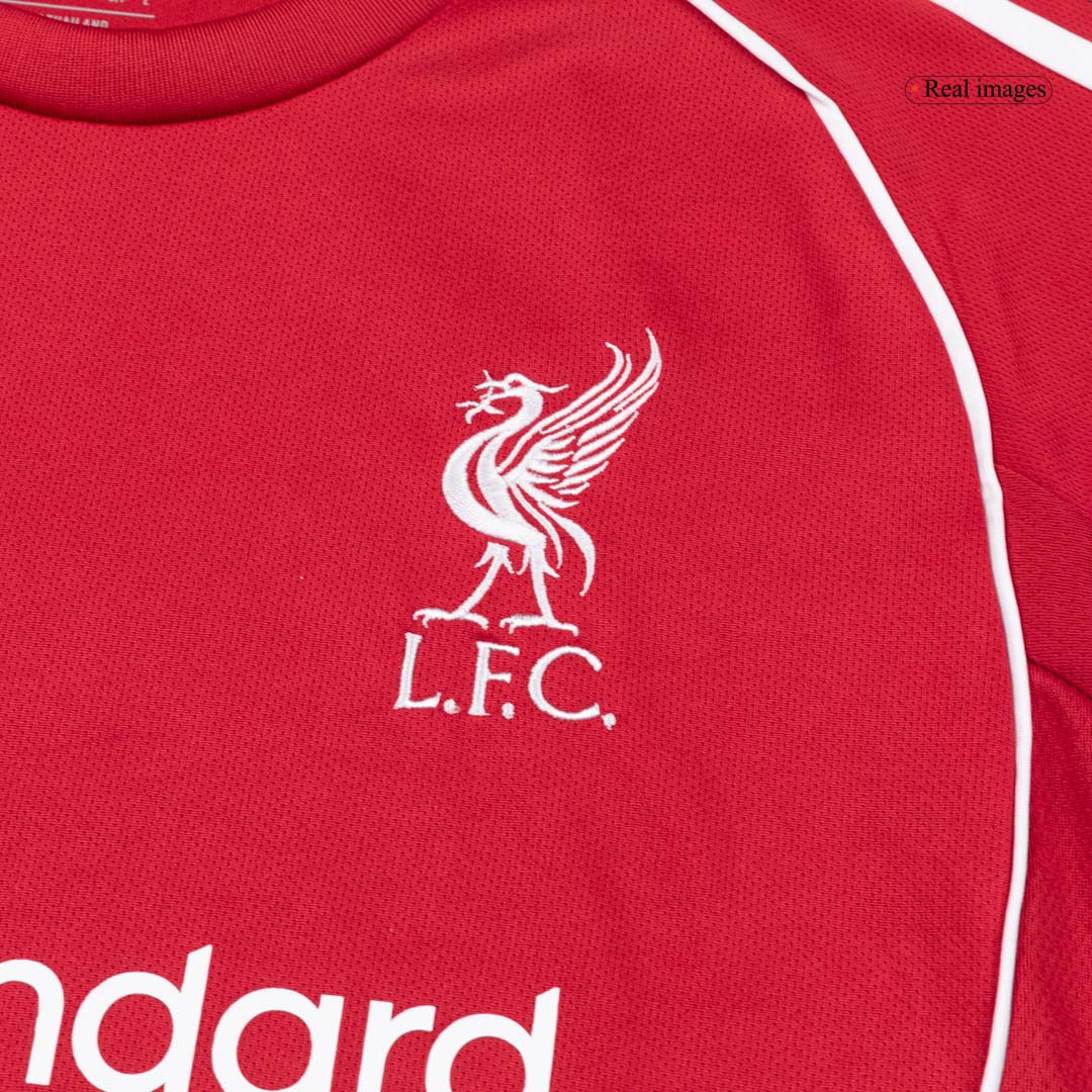 Liverpool Home Long Sleeve Soccer Jersey 25/26 Red