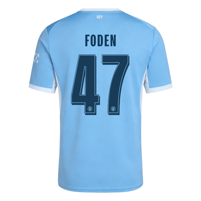 FODEN #47 Manchester City Home Soccer Jersey 26/27 Blue - UCL
