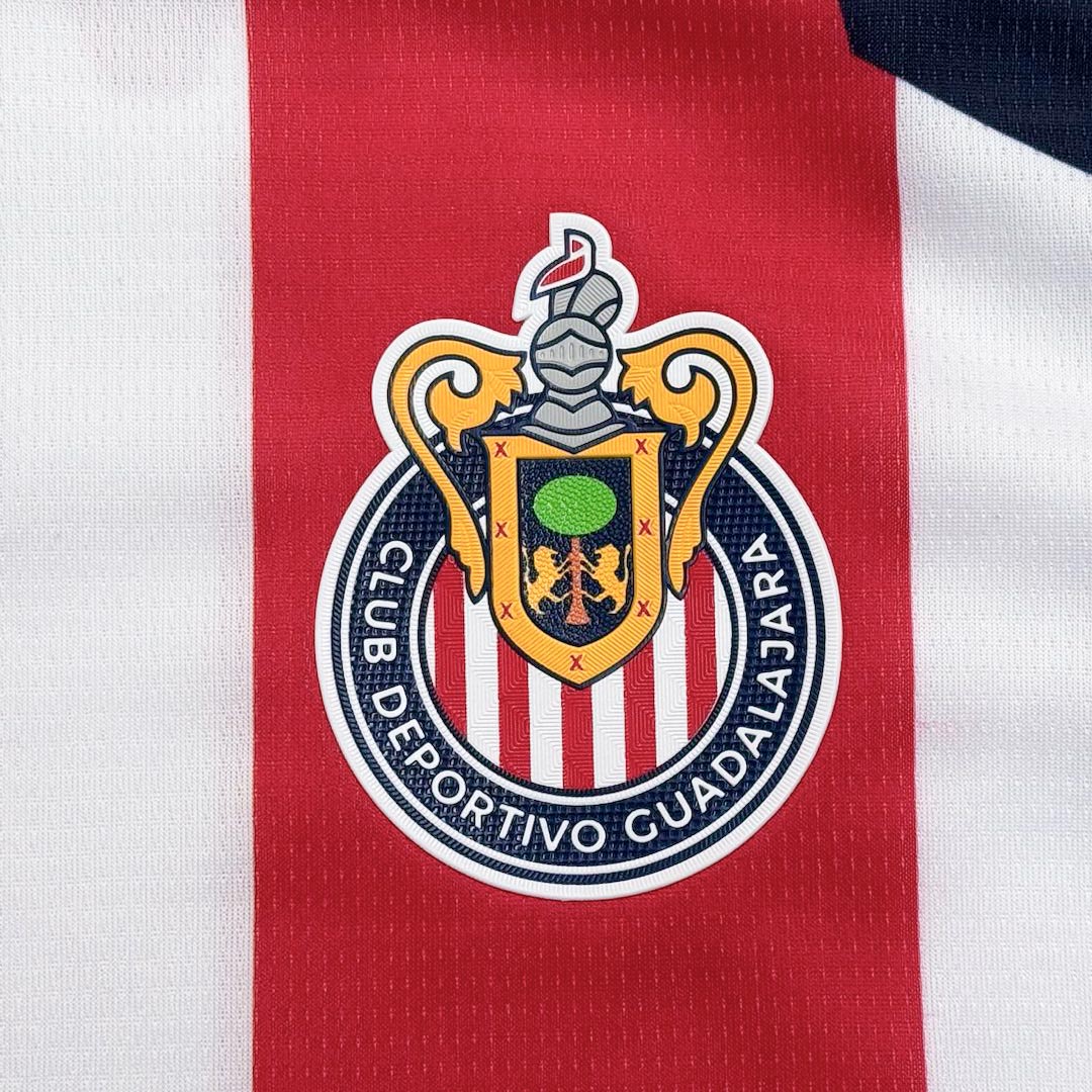 Chivas Home Soccer Jersey 2025/26 Red&White