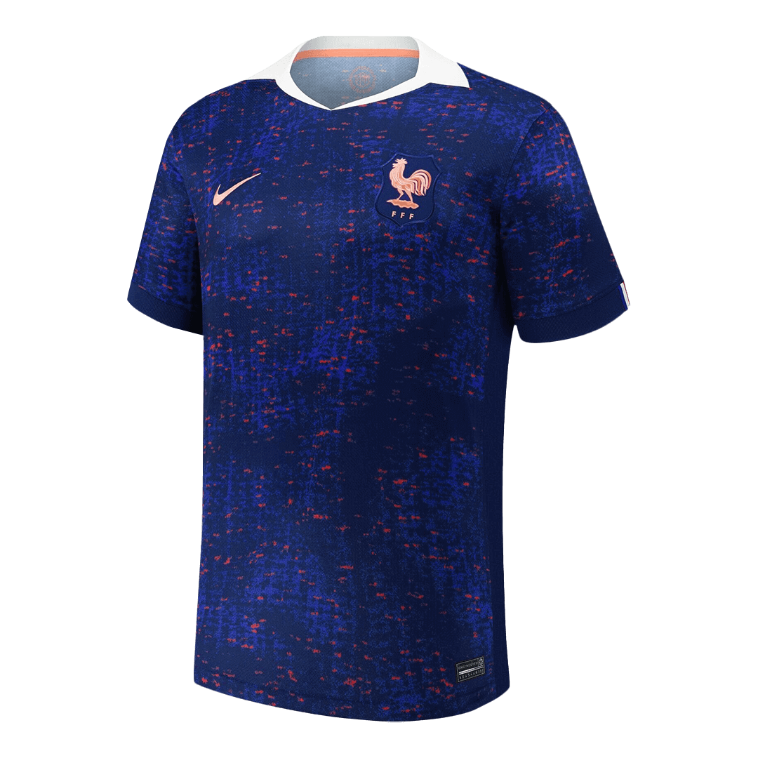 Men's France Home Soccer Jersey 2025 Blue - Women's Euro