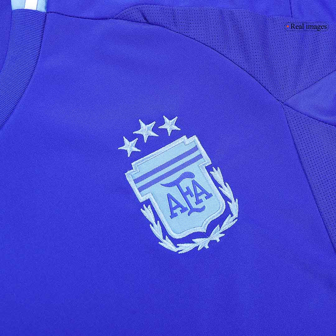 Kid's Argentina Away Soccer Jersey Kit(Jersey+Shorts) 2024