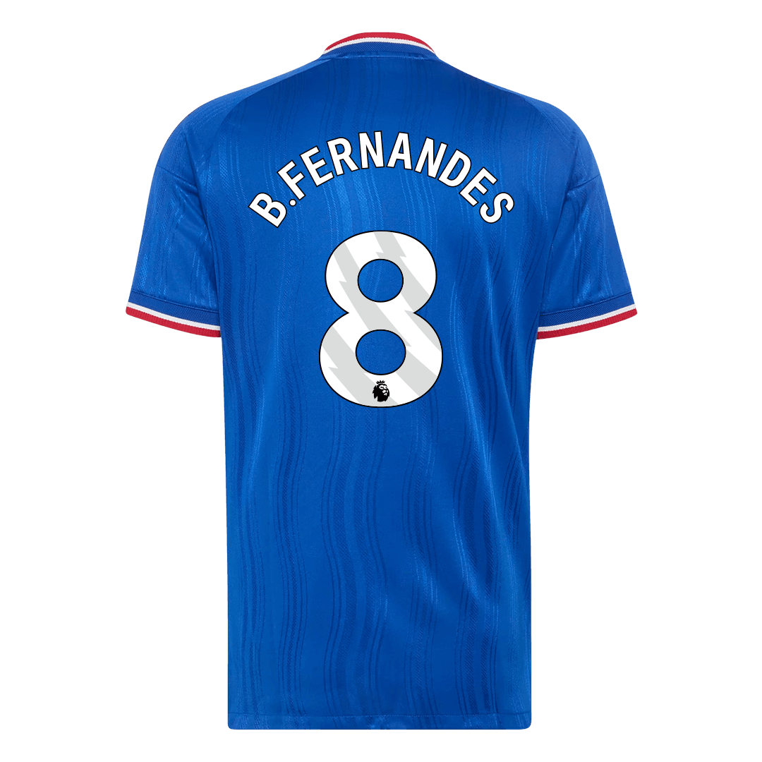 Authentic B. FERNANDES #8 Manchester United Away Soccer Jersey 2026/27