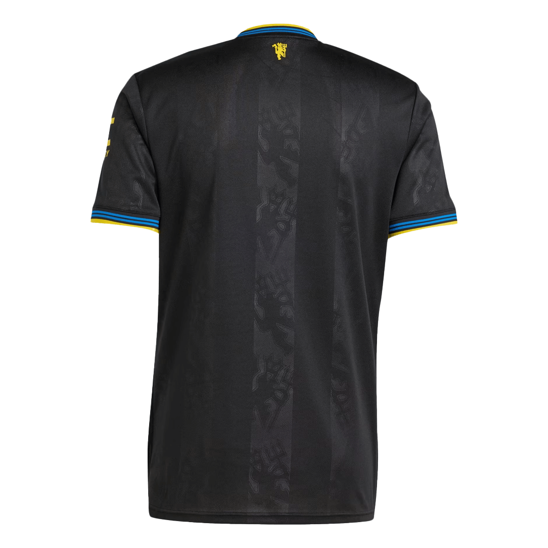 Manchester United Third Away Soccer Jersey 2025/26 Black