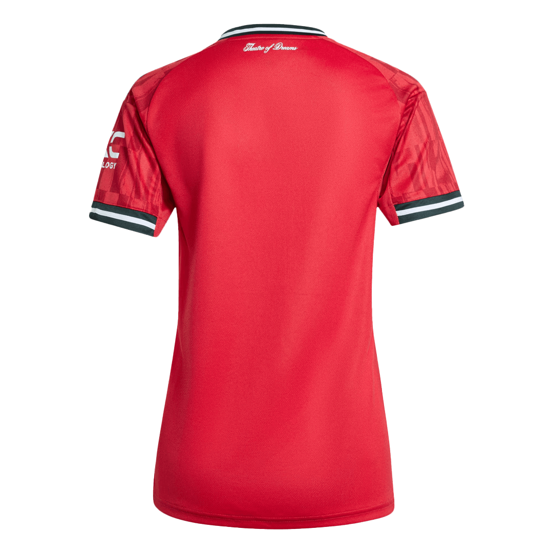 Women's Manchester United Home Soccer Jersey 2025/26 Red