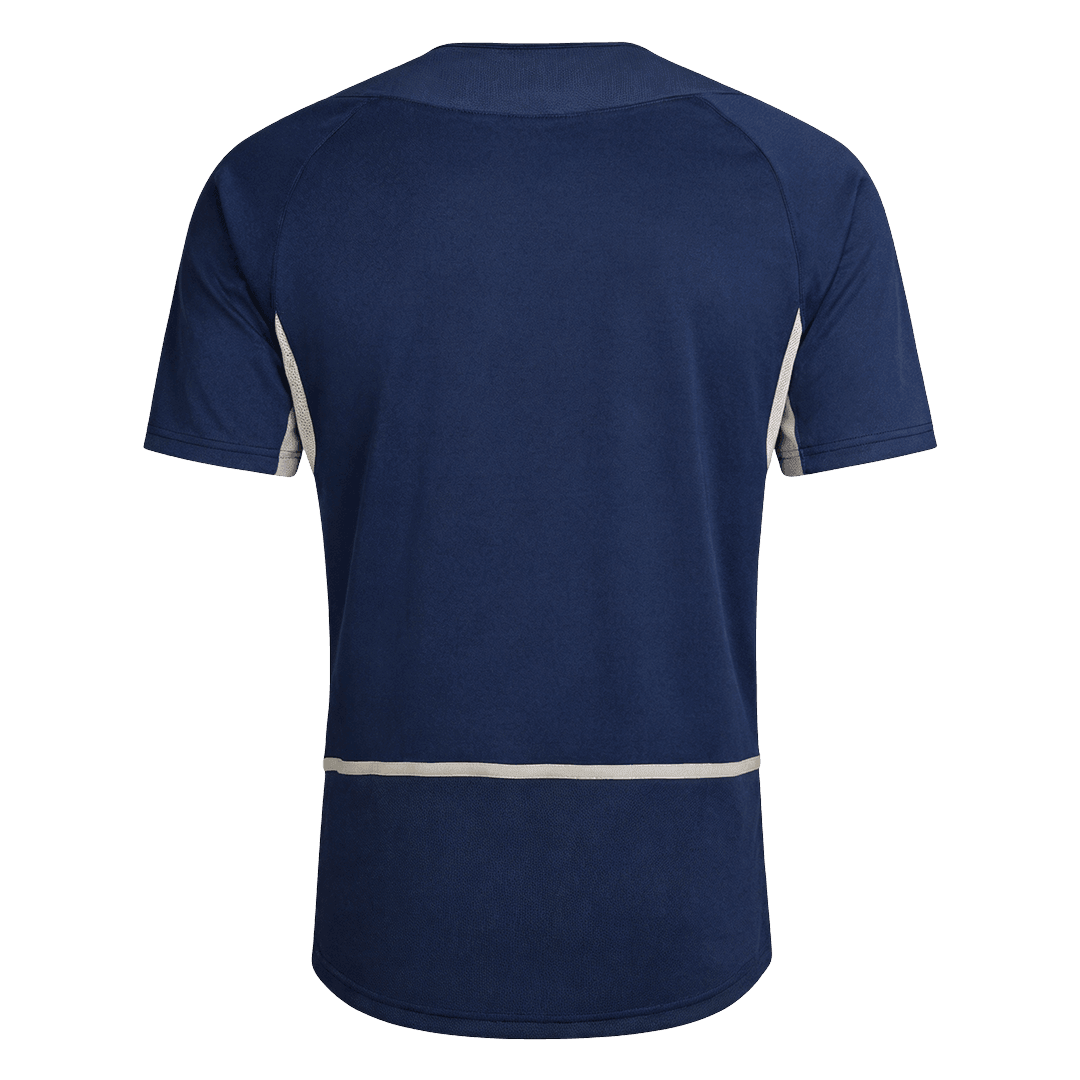 Men Retro Fan Version USA Away Soccer Jersey World Cup 2002 Navy