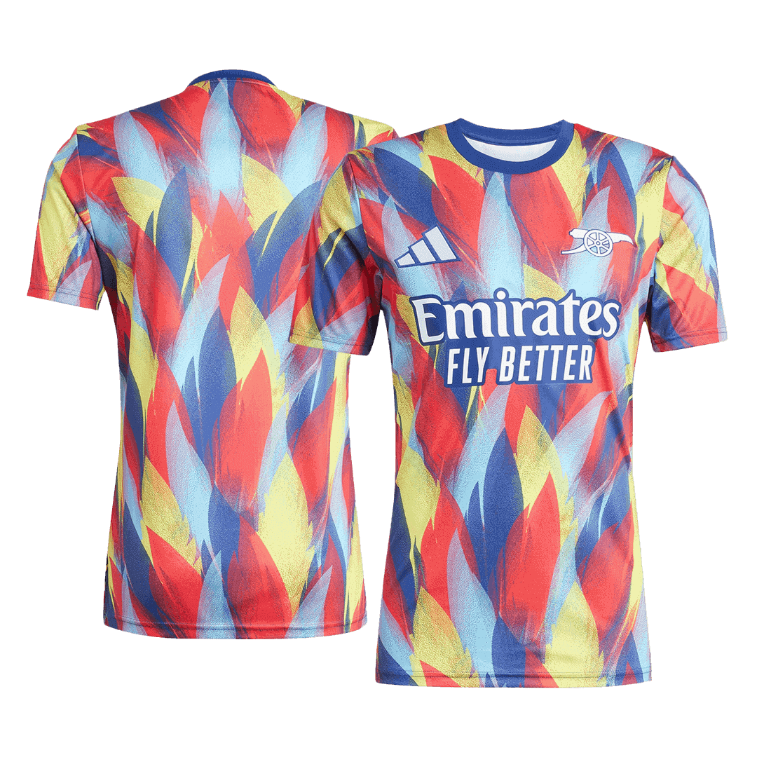 Arsenal Pre-Match Soccer Jersey 2025/26 Colorful