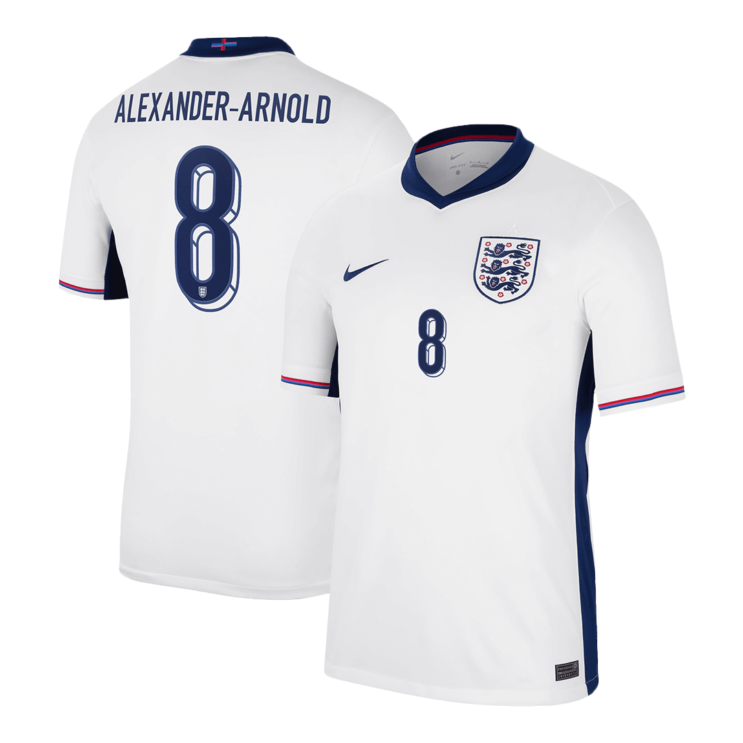 ALEXANDER-ARNOLD #8 England Home Soccer Jersey Euro 2024