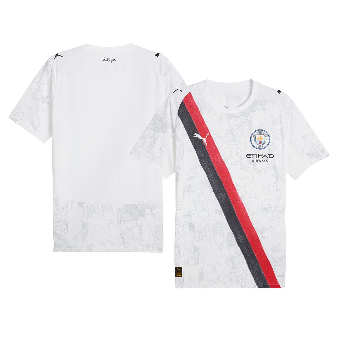 Manchester City KidSuper Soccer Jersey 2025/26 White