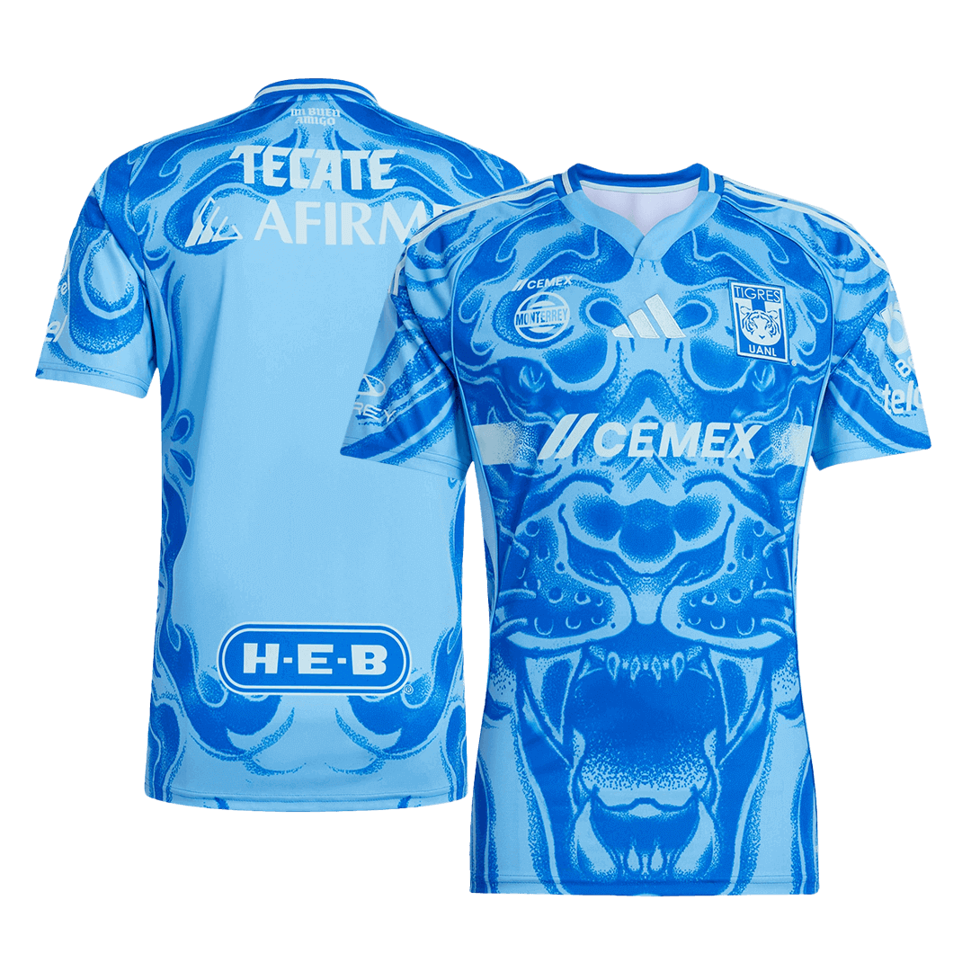 Tigres UANL Away Soccer Jersey 25/26 Blue