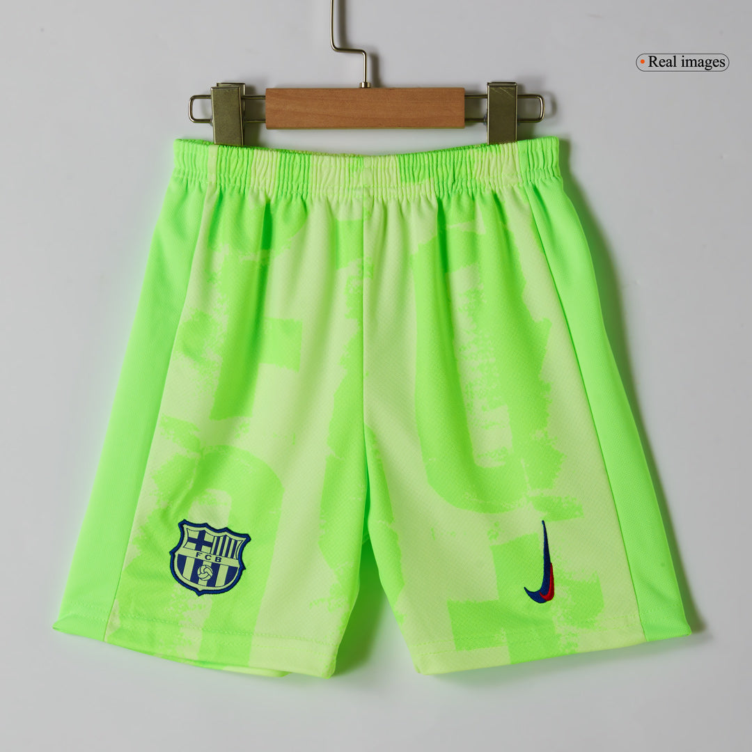 Kids Barcelona Custom Third Away Soccer Kits 2024/25