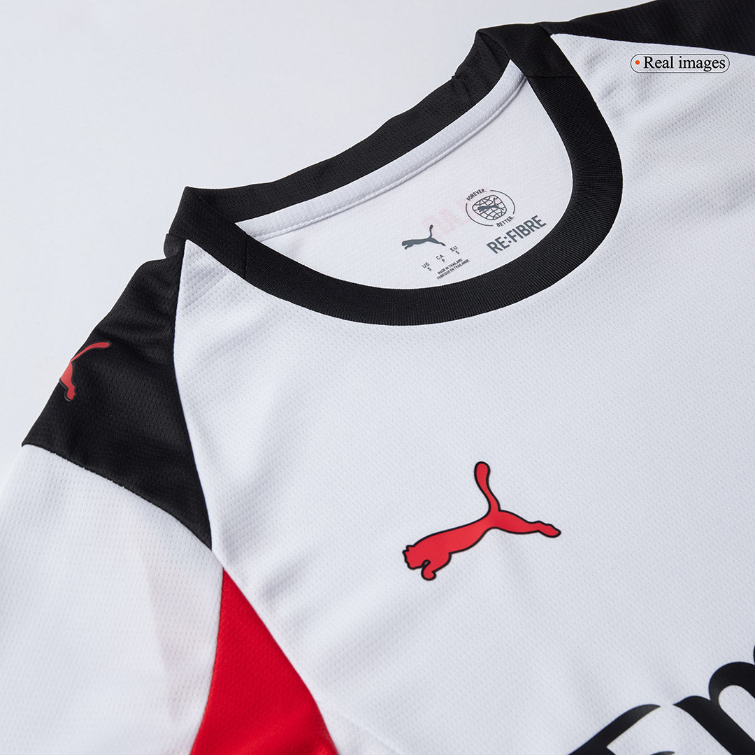 AC Milan Away Soccer Jersey Kit(Jersey+Shorts) 2025/26 White