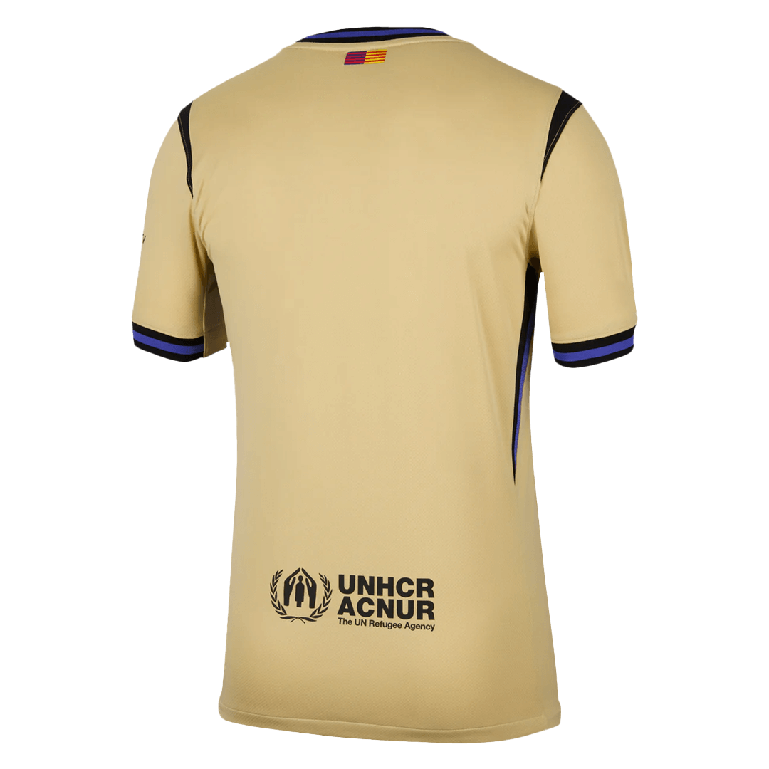 Barcelona Away Soccer Jersey 2025/26 Yellow