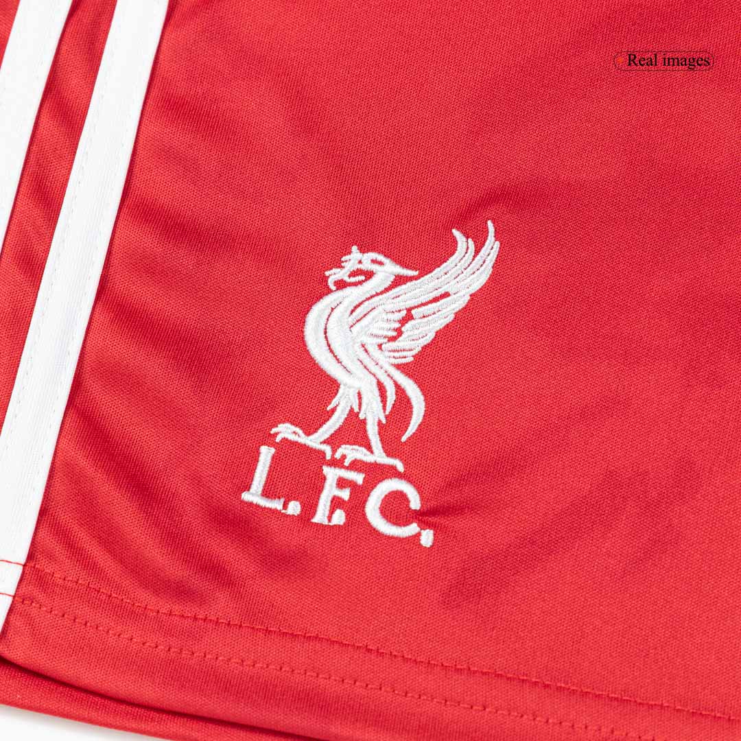 Kid's Liverpool Home Soccer Jersey Kit(Jersey+Shorts) 25/26 Red
