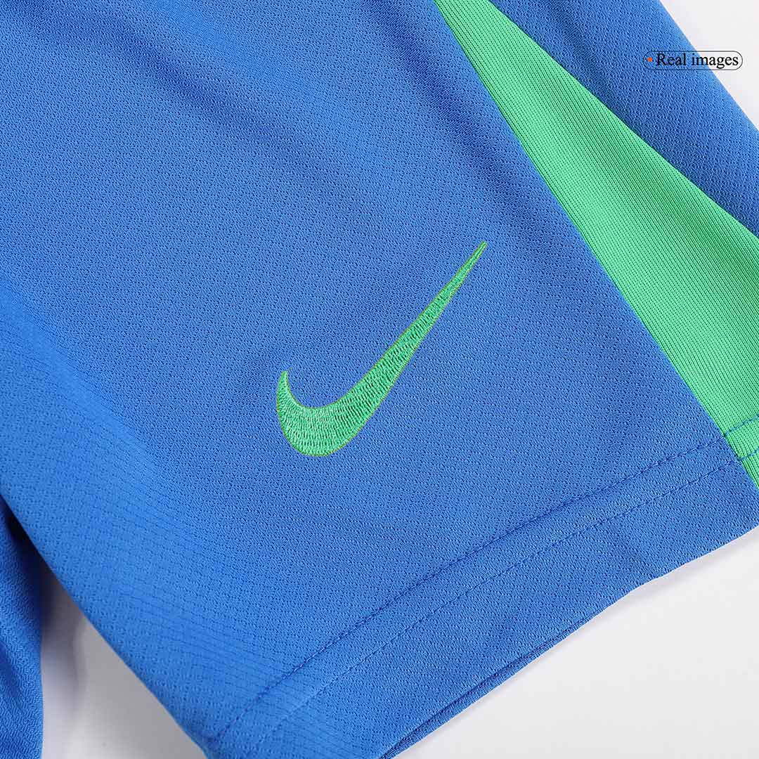 Kid's Brazil Home Soccer Jersey Kit(Jersey+Shorts) Copa America 2024