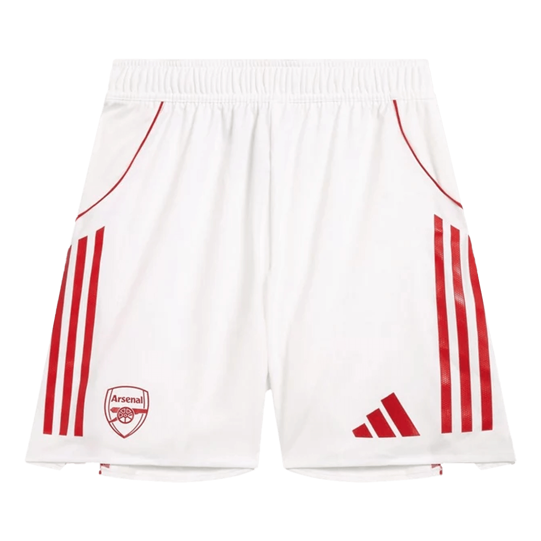 Authentic 25/26 Arsenal Home Shorts White