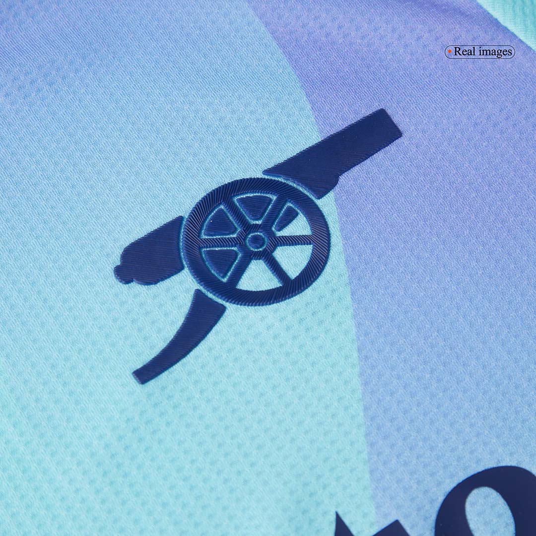Authentic ØDEGAARD #8 Arsenal Third Away Soccer Jersey 2024/25