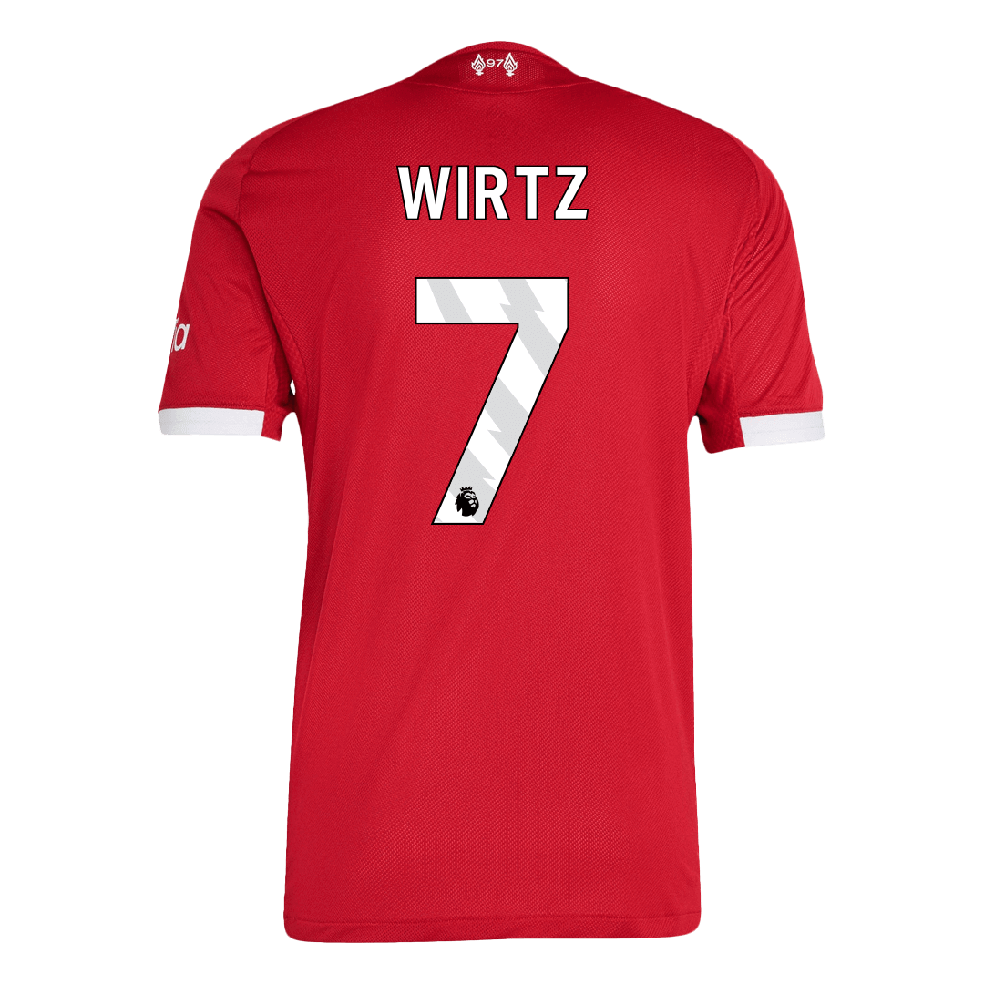 Authentic WIRTZ #7 Liverpool Home Soccer Jersey 2025/26 Red