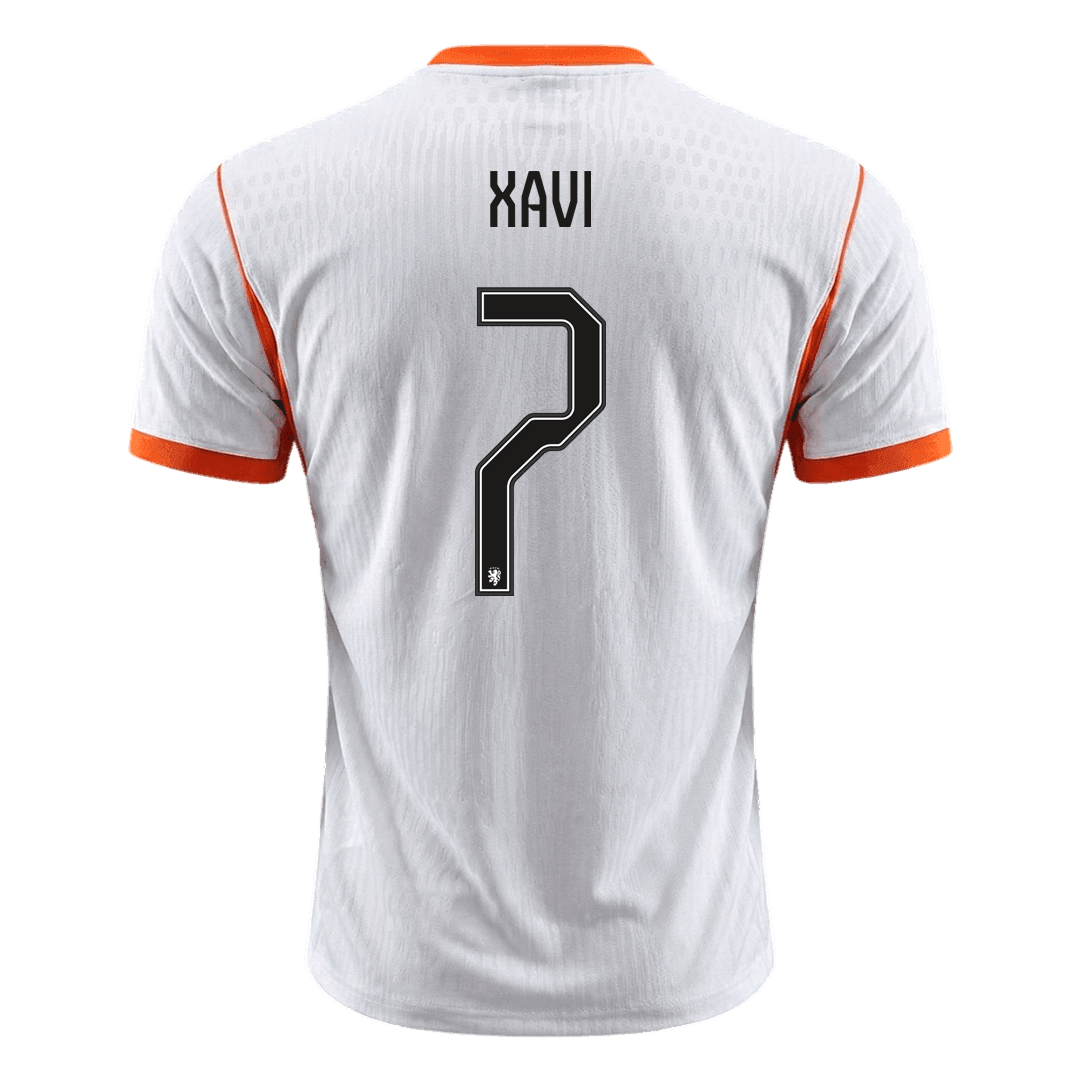 Authentic XAVI #7 Netherlands Away Soccer Jersey 2026