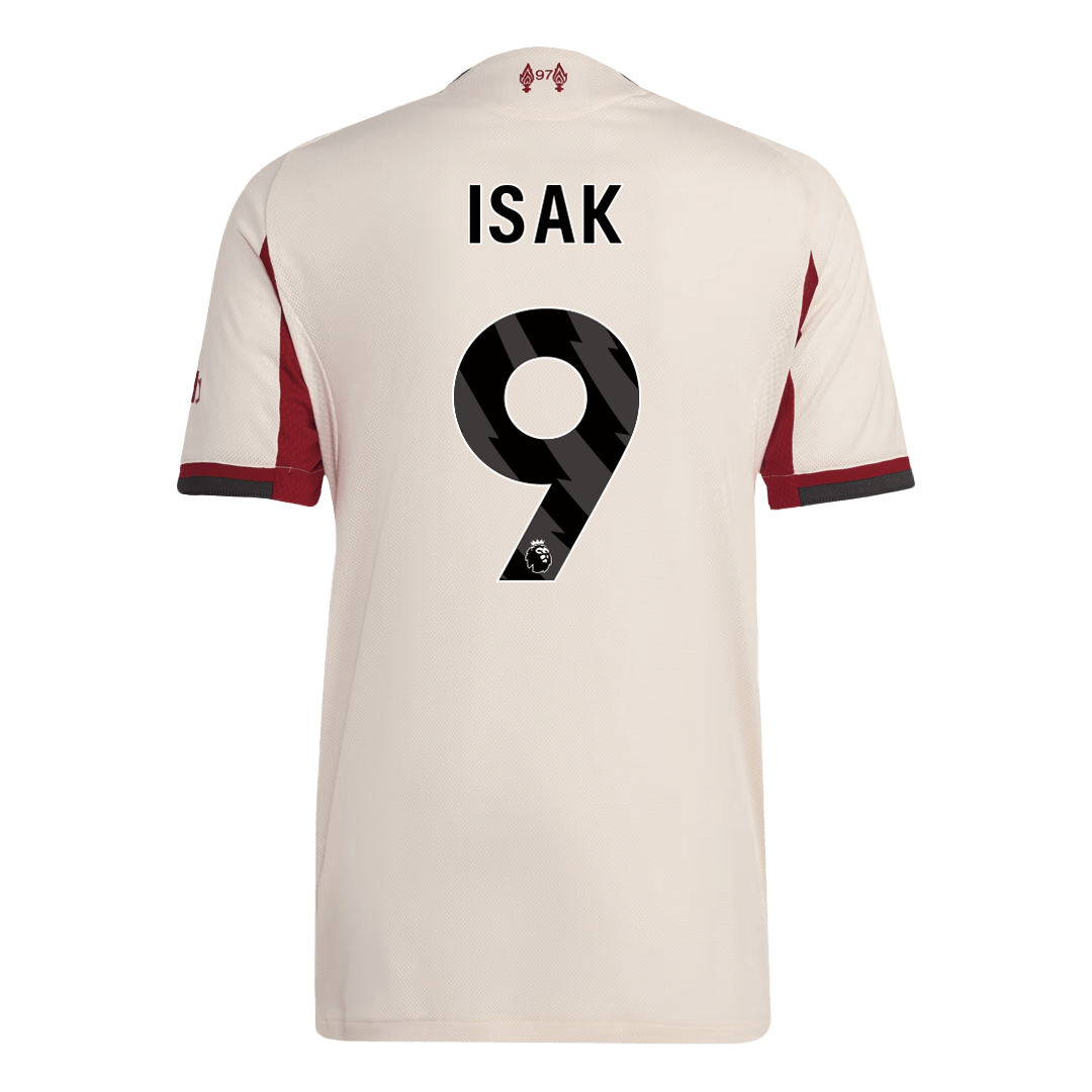 ISAK #9 Authentic Liverpool Away Soccer Jersey 25/26 White